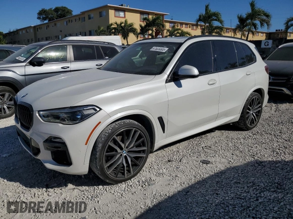 2019 BMW X5 xDrive40i with VIN 5UXCR6C50KLK86199, listed as a Copart auction lot 47523305 with 76,924 mi miles and Salvage Title. Bid and sale history available at DreamBid. Image 1.