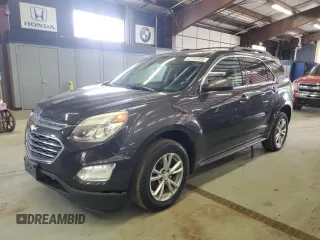 2016 Chevrolet Equinox LT z VIN 2GNALCEK9G6332065, wystawiony jako Copart lot #57791355 z przebiegiem 147 539 mil mil oraz Czysty tytuł • Clean title. Historia ofert i sprzedaży dostępna na DreamBid. Obrazek 1.