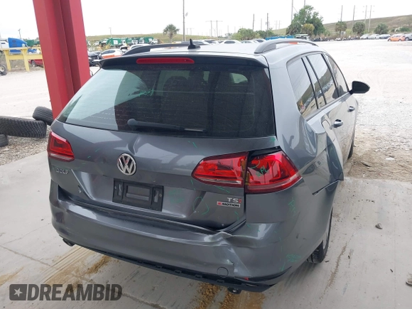 2017 Volkswagen Golf SportWagen S with VIN 3VWU17AU6HM528933, listed as a IAAI auction lot 41319147 with 66,438 mi miles. Bid and sale history available at carsss.com. Image 4.