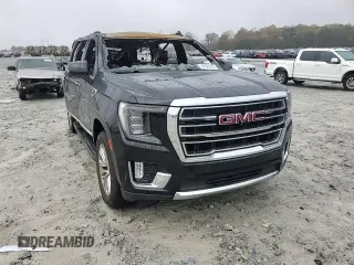 2021 GMC Yukon XL SLT with VIN 1GKS2GKD0MR429799, listed as a Copart auction lot 81524424 with 0 mi miles and Salvage Title. Bid and sale history available at carsss.com. Image 12.