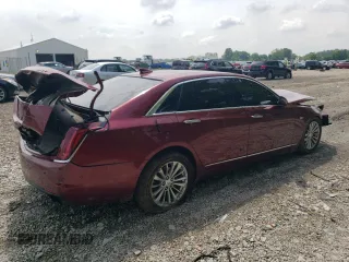 2017 Cadillac CT6 Luxury RWD with VIN 1G6KC5RX5HU137195, listed as a Copart auction lot 59016875 with Not provided miles and Salvage title. Bid and sale history available at DreamBid. Image 3.