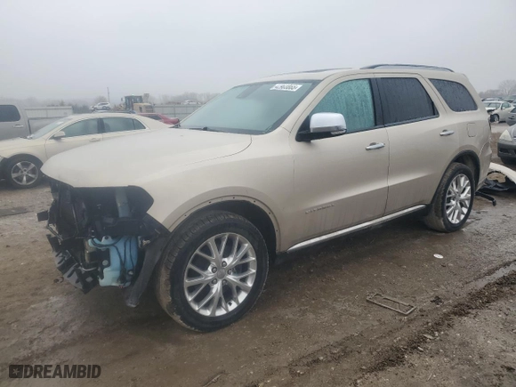 2015 Dodge Durango Citadel with VIN 1C4RDJEG2FC703324, listed as a Copart auction lot 42968865 with 147,833 mi miles and Salvage Title. Bid and sale history available at carsss.com. Image 1.