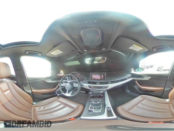 2017 Audi A4 Premium with VIN WAUDNAF40HN050153, listed as a Copart auction lot 60552645 with 117,318 mi miles and Salvage title. Bid and sale history available at DreamBid. Image 14.