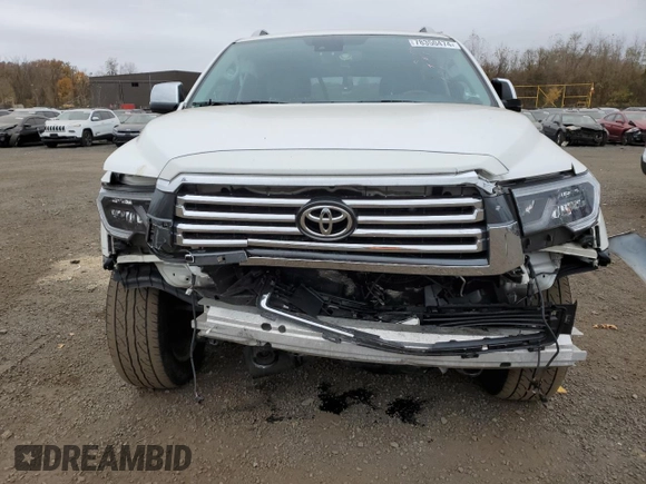 2019 Toyota Sequoia Platinum with VIN 5TDDY5G19KS165616, listed as a Copart auction lot 78350474 with 63,889 mi miles and Salvage Title. Bid and sale history available at carsss.com. Image 5.