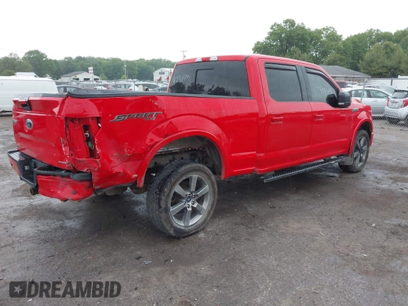 2016 Ford F-150 XLT with VIN 1FTFW1EF5GKE57428, listed as a IAAI auction lot 42314008 with 149,853 mi miles and . Bid and sale history available at DreamBid. Image 4.