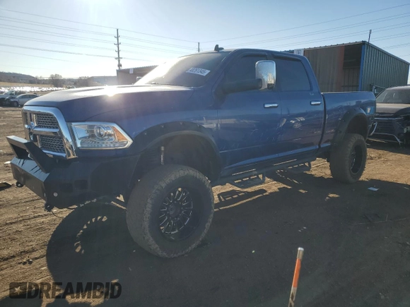 2016 Ram 2500 Laramie with VIN 3C6UR5FL3GG387081, listed as a Copart auction lot 48261345 with 138,591 mi miles and Salvage Title. Bid and sale history available at carsss.com. Image 1.