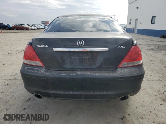 2008 Acura RL Technology with VIN JH4KB16608C000125, listed as a Copart auction lot 89152445 with 158,681 mi miles and Salvage Title. Bid and sale history available at DreamBid. Image 6.