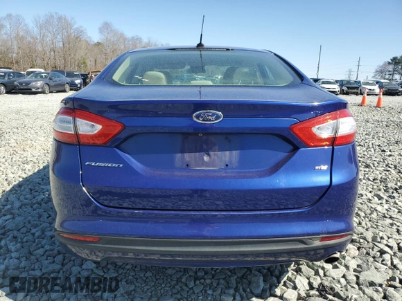 2016 Ford Fusion SE with VIN 3FA6P0H7XGR237571, listed as a Copart auction lot 48798975 with 128,410 mi miles and Salvage Title. Bid and sale history available at DreamBid. Image 6.
