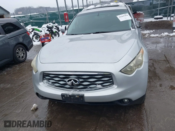 2010 Infiniti FX35 with VIN JN8AS1MW8AM850931, listed as a IAAI auction lot 41565434 with 166,160 mi miles. Bid and sale history available at carsss.com. Image 13.