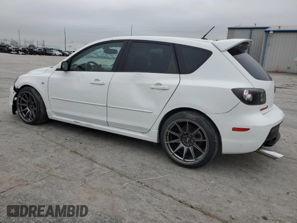 2007 Mazda 3 Mazdaspeed3 Sport z VIN JM1BK34L771748449, wystawiony jako Copart lot #54368285 z przebiegiem Nie podano mil oraz Czysty tytuł • Clean title. Historia ofert i sprzedaży dostępna na DreamBid. Obrazek 2.