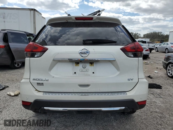 2020 Nissan Rogue SV with VIN KNMAT2MT0LP531299, listed as a Copart auction lot 76193664 with 88,507 mi miles and Non repairable. Bid and sale history available at DreamBid. Image 6.