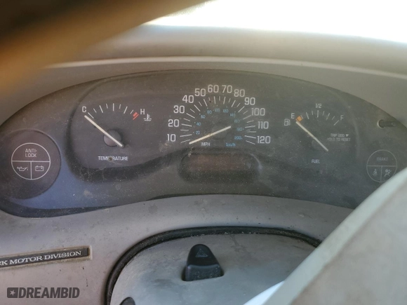 2000 Buick Century Custom with VIN 2G4WS52J9Y1251828, listed as a Copart auction lot 44252585 with 0 mi miles and Salvage Title. Bid and sale history available at carsss.com. Image 9.