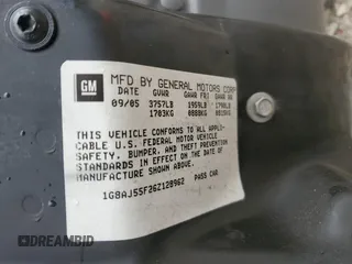 2006 Saturn ION z VIN 1G8AJ55F26Z128962, wystawiony jako Copart lot #53654255 z przebiegiem 150 766 mil mil oraz Tytuł czysty. Historia ofert i sprzedaży dostępna na DreamBid. Obrazek 12.