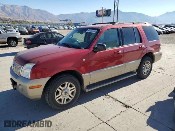 2004 Mercury Mountaineer Convenience z VIN 4M2ZU86K34ZJ33799, wystawiony jako Copart lot #80166614 z przebiegiem 217 718 mil mil oraz Czysty tytuł • Clean title. Historia ofert i sprzedaży dostępna na DreamBid. Obrazek 1.