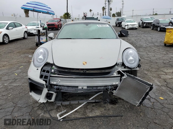 2018 Porsche 911 GT3 with VIN WP0AC2A91JS175089, listed as a Copart auction lot 81383754 with 15,702 mi miles and Salvage Title. Bid and sale history available at DreamBid. Image 5.