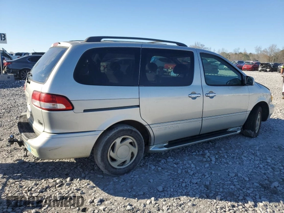 2002 Toyota Sienna LE with VIN 4T3ZF13C22U430158, listed as a Copart auction lot 87132674 with 309,458 mi miles and Salvage Title. Bid and sale history available at carsss.com. Image 3.