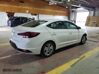 2020 Hyundai Elantra Value Edition with VIN 5NPD84LF7LH583675, listed as a Copart auction lot 52879855 with 76,748 mi miles and Salvage Title. Bid and sale history available at carsss.com. Image 3.