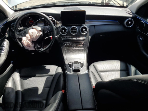 2016 Mercedes-Benz C 300 with VIN 55SWF4JB6GU144159, listed as a Copart auction lot 57174505 with 84,837 mi miles and Salvage title. Bid and sale history available at DreamBid. Image 8.
