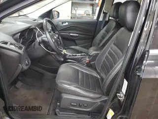 2015 Ford Escape Titanium with VIN 1FMCU9JX9FUA30970, listed as a Copart auction lot 41780275 with 106,114 mi miles and Salvage Title. Bid and sale history available at DreamBid. Image 7.
