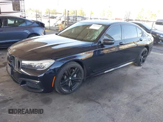 2019 BMW 7 Series 740i with VIN WBA7E2C58KB218419, listed as a IAAI auction lot 41831080 with 97,752 mi miles and . Bid and sale history available at DreamBid. Image 17.