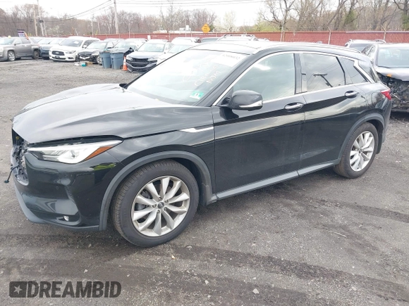 2019 Infiniti QX50 Essential with VIN 3PCAJ5M38KF116554, listed as a IAAI auction lot 42008032 with 60,988 mi miles and . Bid and sale history available at DreamBid. Image 18.