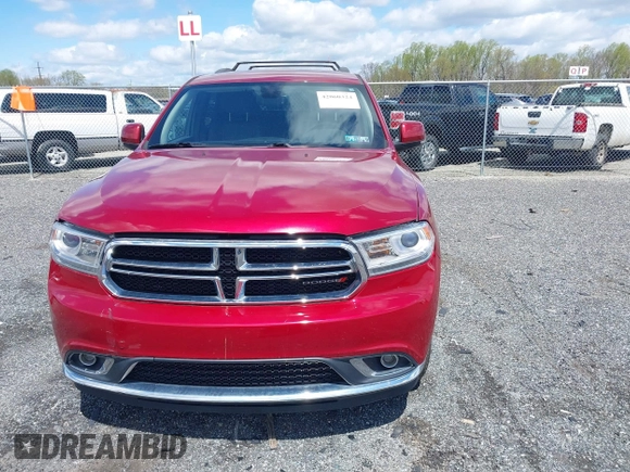 2015 Dodge Durango Limited with VIN 1C4RDJDG1FC132989, listed as a IAAI auction lot 42060324 with 157,442 mi miles and . Bid and sale history available at DreamBid. Image 12.