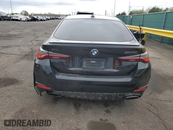 2022 BMW 4 Series M440i xDrive with VIN WBA13AW08NFM18168, listed as a Copart auction lot 55279005 with Not provided miles and Salvage title. Bid and sale history available at DreamBid. Image 6.