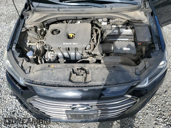 2018 Hyundai Elantra SEL with VIN 5NPD84LF9JH214216, listed as a Copart auction lot 51807985 with 76,057 mi miles and Salvage Title. Bid and sale history available at DreamBid. Image 11.