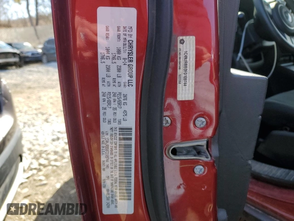 2015 Jeep Patriot Sport with VIN 1C4NJRBB0FD109744, listed as a Copart auction lot 50236955 with 129,768 mi miles and Clean Title. Bid and sale history available at carsss.com. Image 13.