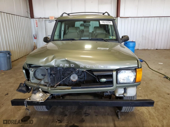 2000 Land Rover Discovery Series II w/Cloth with VIN SALTY124XYA276356, listed as a Copart auction lot 74512294 with NaN miles and Salvage Title. Bid and sale history available at carsss.com. Image 5.