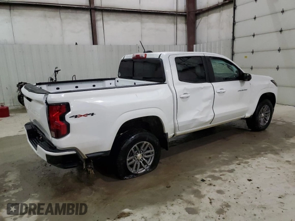 2023 Chevrolet Colorado 4WD LT с VIN 1GCGTCEC6P1226946, выставлен на аукционе Copart как лот 45630995 с пробегом 34 846 миль миль и Списание • Salvage title. История ставок и продаж доступна на DreamBid. Изображение 3.