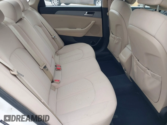 2017 Hyundai Sonata SE with VIN 5NPE24AF8HH595026, listed as a IAAI auction lot 41906112 with 165,519 mi miles. Bid and sale history available at carsss.com. Image 8.