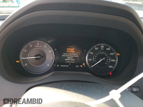 2019 Acura RDX with VIN 5J8TC2H39KL017901, listed as a Copart auction lot 62460915 with 68,103 mi miles and Salvage title. Bid and sale history available at DreamBid. Image 9.