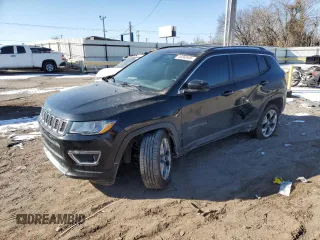 2020 Jeep Compass Limited with VIN 3C4NJDCB4LT221275, listed as a Copart auction lot 46360405 with 110,443 mi miles and Salvage Title. Bid and sale history available at carsss.com. Image 1.