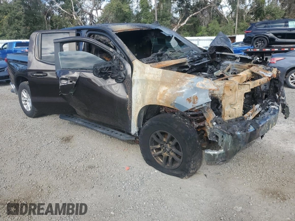 2019 Chevrolet Silverado 1500 LT with VIN 1GCRWCEK2KZ303653, listed as a Copart auction lot 81674324 with Not Provided miles and Non Repairable. Bid and sale history available at DreamBid. Image 4.