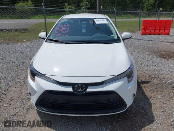 2025 Toyota Corolla LE with VIN 5YFB4MDE4SP280296, listed as a IAAI auction lot 42087813 with 9,384 mi miles. Bid and sale history available at carsss.com. Image 12.