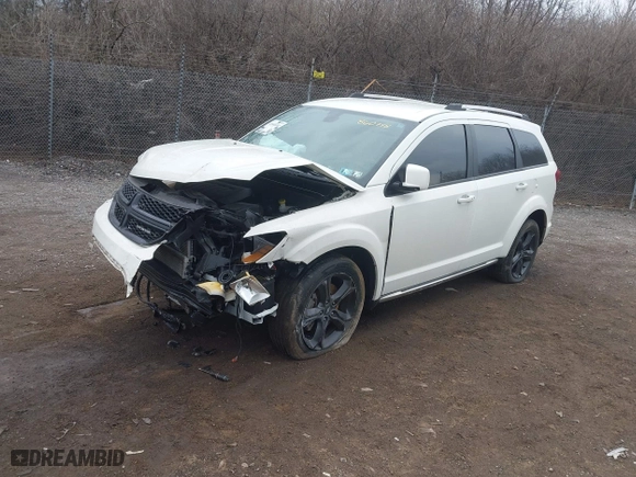 2019 Dodge Journey Crossroad with VIN 3C4PDCGG7KT860748, listed as a IAAI auction lot 41686692 with 80,028 mi miles. Bid and sale history available at carsss.com. Image 18.