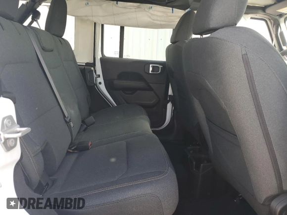 2025 Jeep Wrangler Sahara with VIN 1C4PJXEN5SW526553, listed as a Copart auction lot 54754885 with Not Provided miles and Clean Title. Bid and sale history available at DreamBid. Image 11.