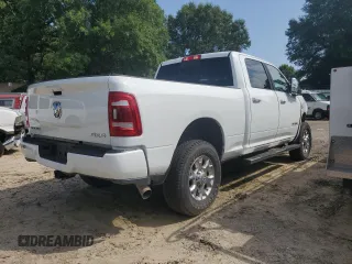 2024 Ram 2500 Laramie with VIN 3C6UR5FL6RG366874, listed as a Copart auction lot 63805425 with 18,460 mi miles and Salvage title. Bid and sale history available at DreamBid. Image 3.