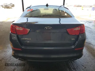2015 Kia Optima LX with VIN 5XXGM4A7XFG481386, listed as a Copart auction lot 52100085 with 114,014 mi miles and Clean Title. Bid and sale history available at carsss.com. Image 6.