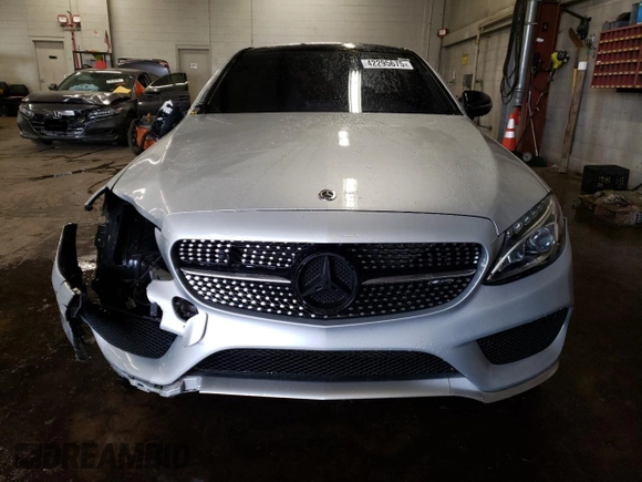 2017 Mercedes-Benz C 43 AMG with VIN WDDWJ6EB9HF573577, listed as a Copart auction lot 42295675 with 84,174 mi miles and Salvage Title. Bid and sale history available at carsss.com. Image 5.