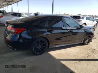 2024 Honda Civic Sedan Sport with VIN 2HGFE2F55RH553375, listed as a Copart auction lot 48743365 with 10,866 mi miles and Salvage Title. Bid and sale history available at carsss.com. Image 3.