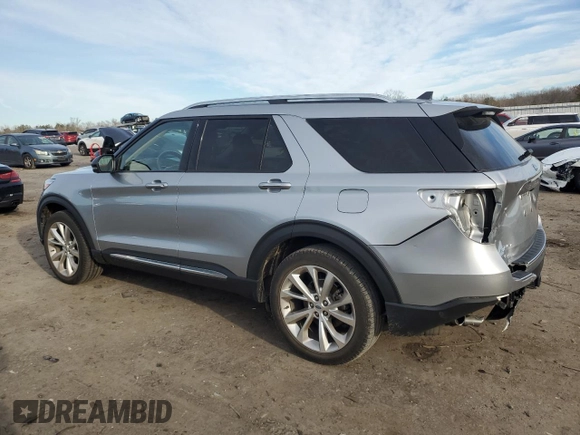 2022 Ford Explorer Platinum with VIN 1FM5K8HC2NGA20340, listed as a Copart auction lot 84828474 with 39,477 mi miles and Salvage Title. Bid and sale history available at carsss.com. Image 2.
