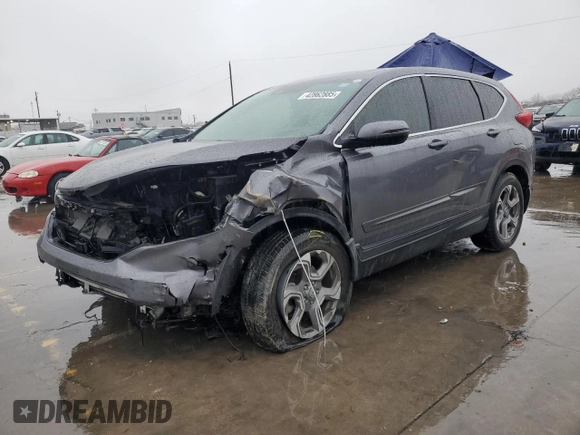 2017 Honda CR-V EX-L with VIN 2HKRW2H87HH604168, listed as a Copart auction lot 42862885 with 70,233 mi miles and Salvage Title. Bid and sale history available at carsss.com. Image 1.