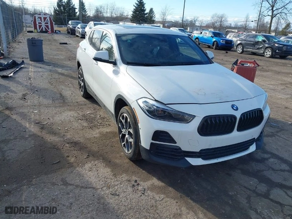 2023 BMW X2 xDrive28i with VIN WBXYJ1C00P5V29711, listed as a IAAI auction lot 41694315 with 40,813 mi miles. Bid and sale history available at carsss.com. Image 1.