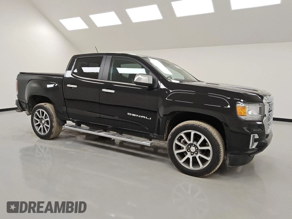 2021 GMC Canyon 4WD Denali with VIN 1GTG6EEN4M1118552, listed as a Copart auction lot 44969445 with 37,357 mi miles and Clean Title. Bid and sale history available at carsss.com. Image 4.