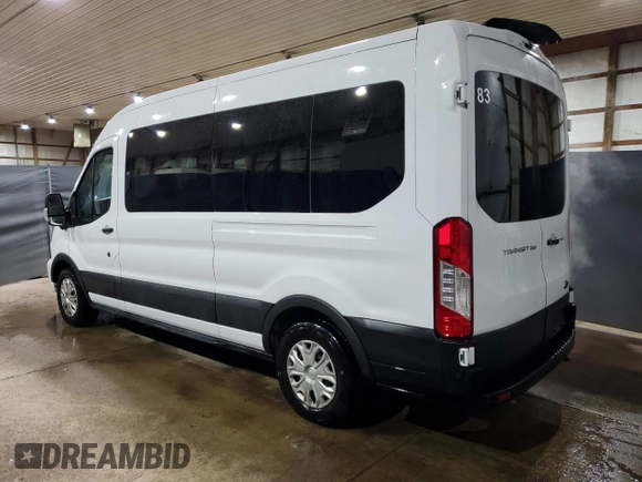 2023 Ford Transit Passenger XL with VIN 1FBAX2C85PKA93789, listed as a Copart auction lot 82843244 with 57,956 mi miles and Clean Title. Bid and sale history available at DreamBid. Image 2.