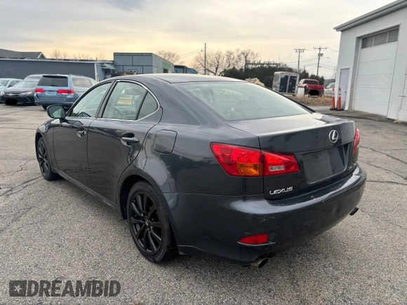 2006 Lexus IS 250 with VIN JTHCK262062006386, listed as a Copart auction lot 52054335 with 194,983 mi miles and Clean Title. Bid and sale history available at DreamBid. Image 3.