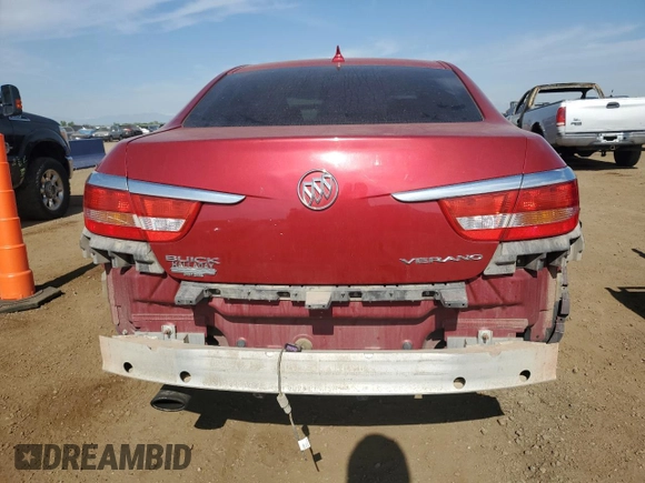 2013 Buick Verano Group с VIN 1G4PS5SK6D4102871, выставлен на аукционе Copart как лот 57713915 с пробегом 139 350 миль миль и Списание • Salvage title. История ставок и продаж доступна на DreamBid. Изображение 6.