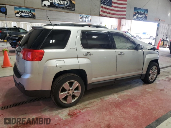 2014 GMC Terrain SLE with VIN 2GKFLWEKXE6337289, listed as a Copart auction lot 55676125 with Not Provided miles and Salvage Title. Bid and sale history available at DreamBid. Image 3.